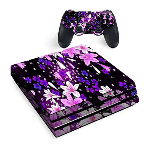 Skin For Sony Ps4 Pro Console Decal Stickers Skins Cover Purple Pink