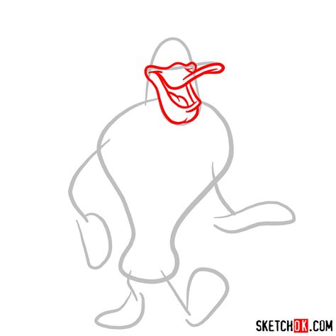 How To Draw Launchpad Mcquack Sketchok Easy Drawing Guides