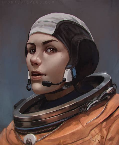 Astronaut By Thomaswievegg On Deviantart Sci Fi Character Art