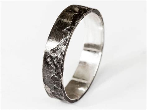 Yours will be made to order to your specification, made with expertise, care, love and superb craftsmanship. Oore mountain sterling silver men's wedding band # ...