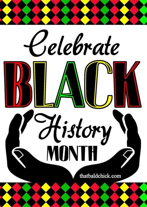 Free Printable Black History Posters Unzip The File From Your Downloads