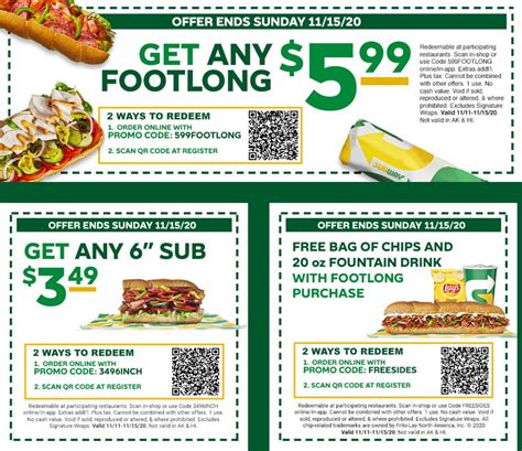 printable subway coupon