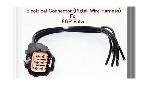 Electrical Connector Pigtail Wiring Harness of EGR Valve EGV997 Fits