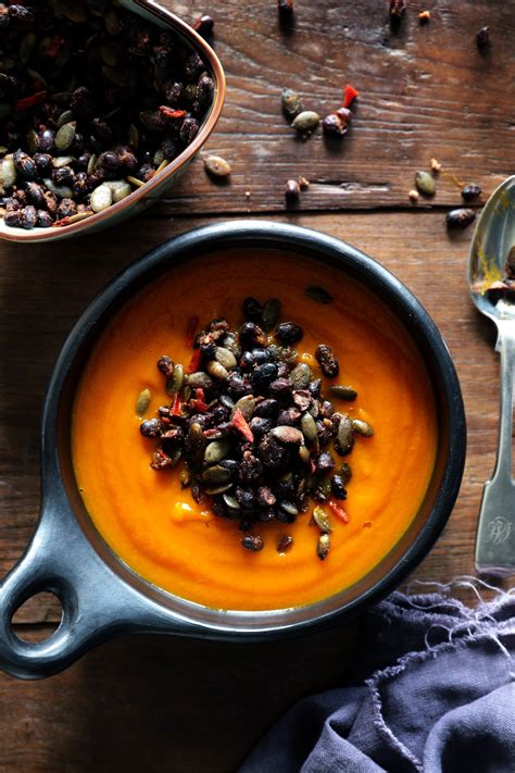 Turmeric can help detoxify the liver. Carrot, Pumpkin and Turmeric Soup with Spicy Black Bean ...