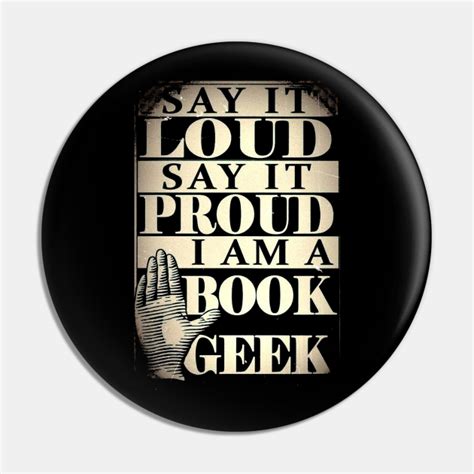 Book Geek Book Nerd Pin Teepublic