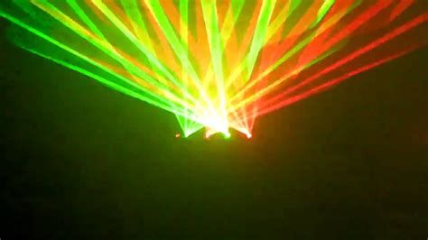 Z Lighting Quad Red Green Laser Hd Youtube