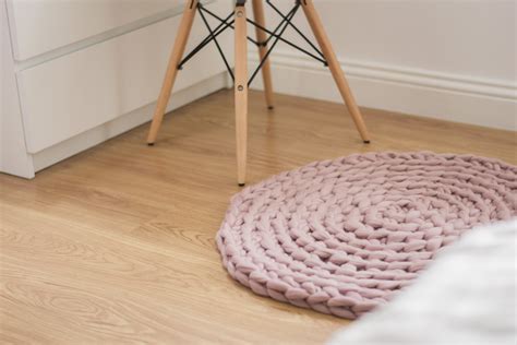 Chunky Knit Round Rug