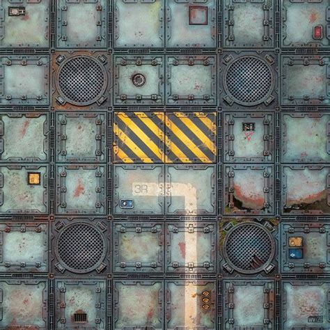 Zone Mortalis Tiles Finished Tabletop Rpg Maps Scifi Interior