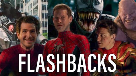 Los 3 Spider Man Hablan Sobre Su Pasado FLASHBACKS Voz De Luis Daniel