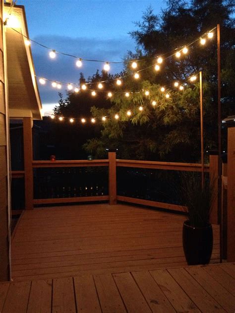 20 Beautiful Lighting On The Garden Ideas With Images Patio Deck