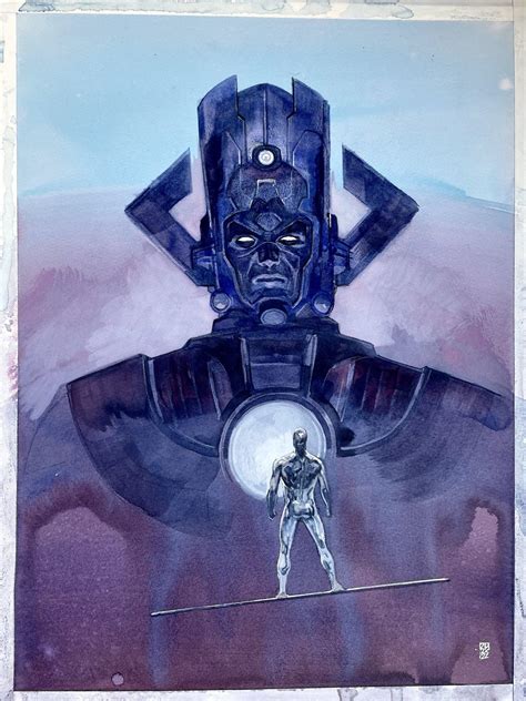 Galactus And Silver Surfer By Alex Maleev Rmarvel