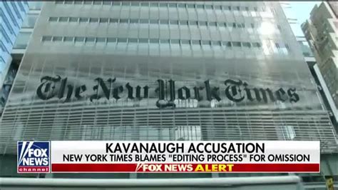 New York Times Blames Editing Process For Omission In Kavanaugh Report