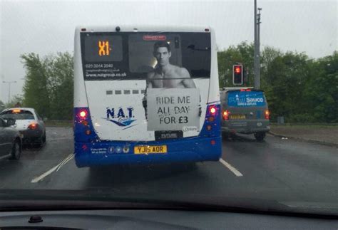 Bus Company Pulls Topless Ride Me Adverts After Outcry Media The
