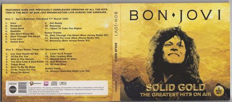 bon jovi “solid gold the greatest hits on air″ cd 1983 1984 1988 1989 1995 redbank s bon jovi