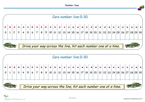Number Line Up To 30