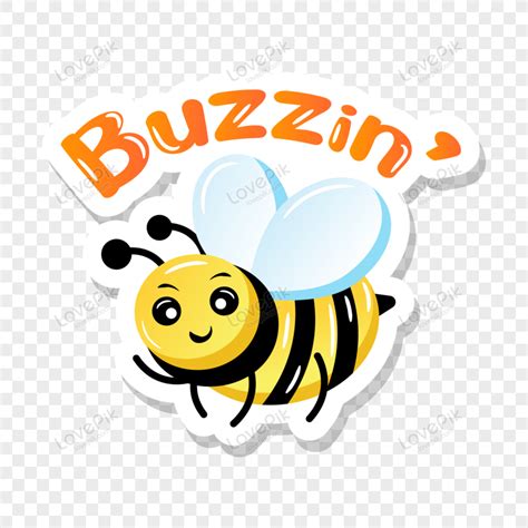 Clipart Bee Buzzing