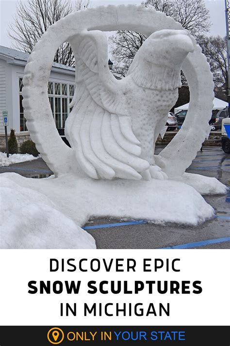 Seeing The Massive Snow Sculptures In The Small Town Of Frankenmuth