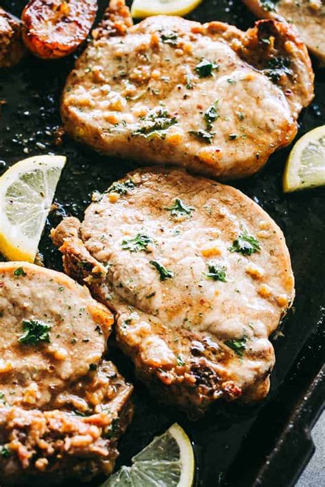 This is my grandma's recipe that she gave me when i got married. Easy Baked Pork Chops Recipe | Sheet Pan Pork Chops + Baby ...
