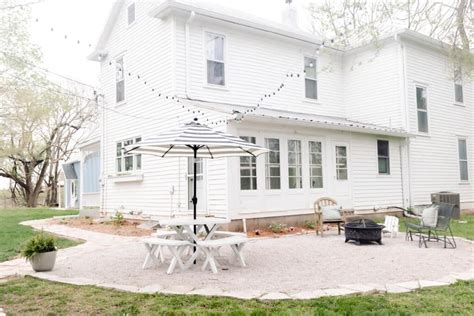 How To Build A Pea Gravel Patio Farmhouse On Boone