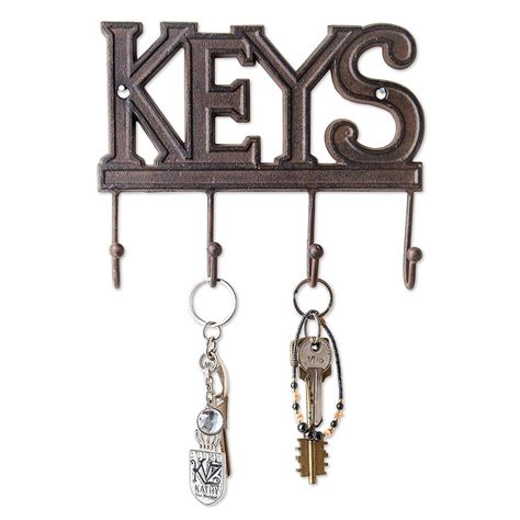 Key Holder Keys Wall Mounted Key Hook Rustic Western Cast Iron