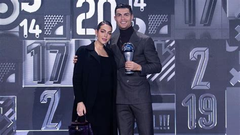 Georgina Rodríguez Celebrated Cristiano Ronaldos Fifa Special Award