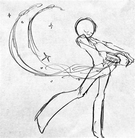 Drawing Pose Person Holding Object With Stars
