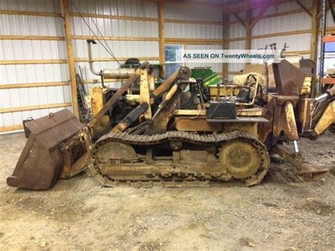 Vintage Allis Chalmers Hd3 W Ac 1066 Loader And Backhoe Runs Drives