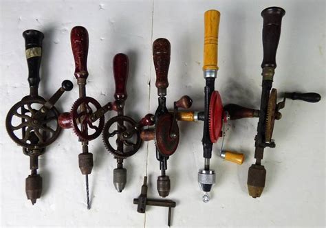 Lot Of Hand Crank Drills Vintage Tools 0315a On Jun 21 2022 Esquis Auctions In Il