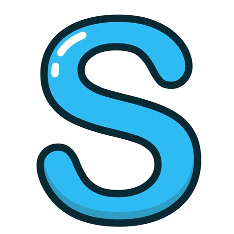 Blue Letter S Alphabet Letters Icon Free Download