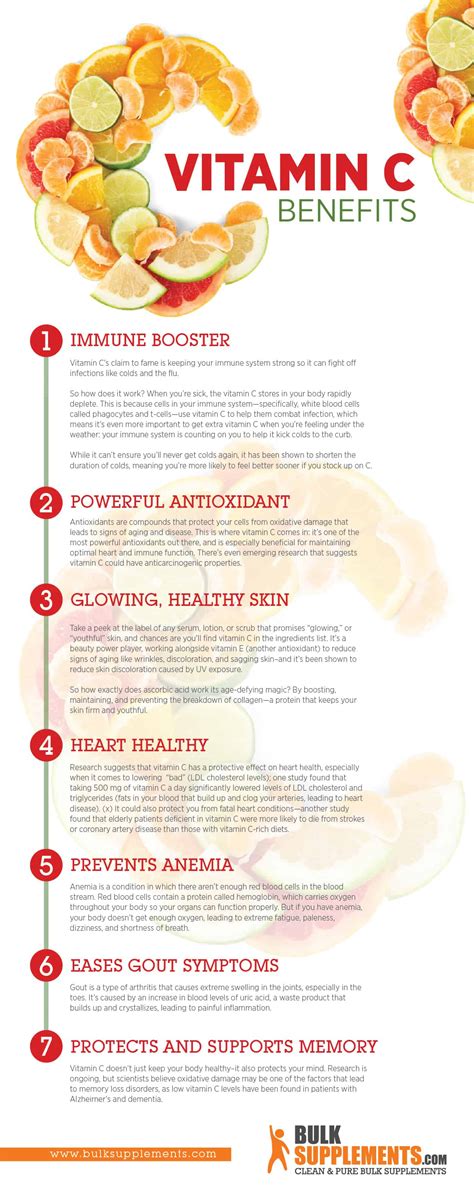 Ways Vitamin C Benefits The Body How It Works