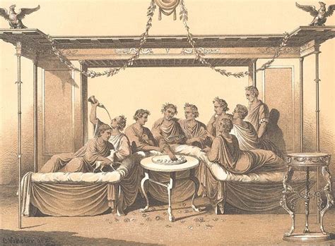 This interdisciplinary lively application project (ilap) has two parts. ROMAN BANQUET DINNER PARTY FEAST SCENE ~ Old Antique 1893 ...