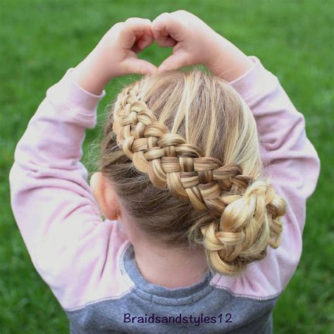 Basket Weave Braid For Little Girls Girls Hairstyles Braids Flower
