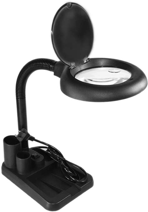 Jollycaper Magnifying Lamp 5x 10x Magnifier With Light Table And