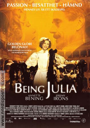 Being julia movie free online. Being Julia poster 2004 Annette Bening original