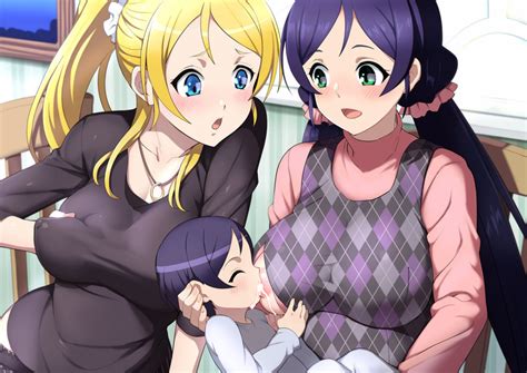 Toujou Nozomi And Ayase Eli Love Live And 1 More Drawn By Shinya