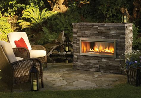 Regency Horizon Hzo42 Modern Outdoor Gas Fireplace Contemporary