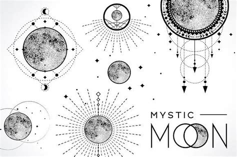 Mystic Moon By Wumi Studio On Creativemarket Business Illustration