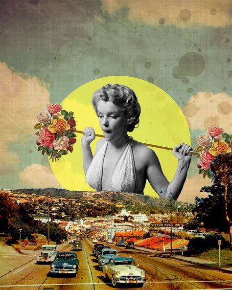 Monroe Morning Collage Art Surreal Collage Art Inspiration