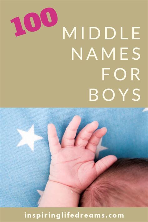 100 Cool And Unique Middle Names For Boys That Are Just Perfect