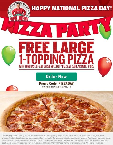 Papa John S Pizza Promo Codes 2024 Judye Gwenora