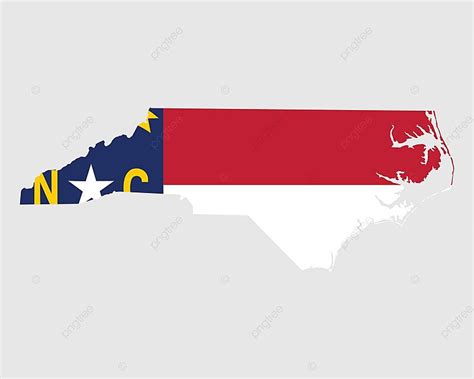 North Carolina Nc Usa Map Flag Eps Svg Borders Vector Eps Svg