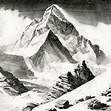 Mt Everest Pencil Sketch: Capturing the Majestic Beauty of the - Etsy