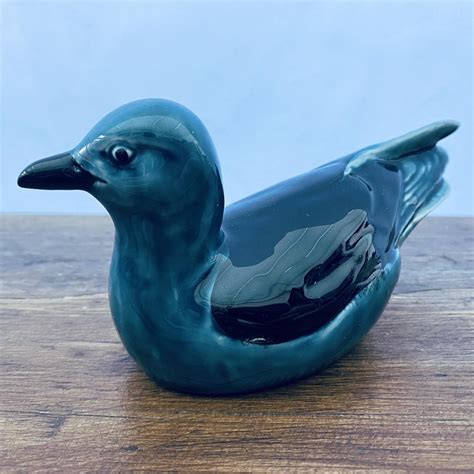 Poole Pottery Blue Dolphin Glaze Seagull Mrpottery