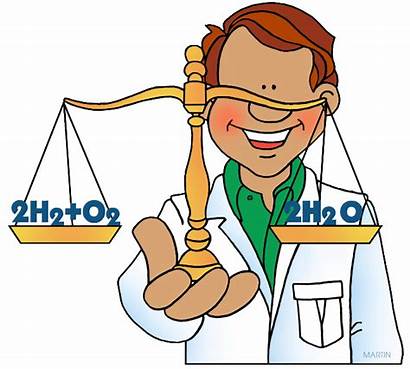 Chemistry Chemical Clip Clipart Equations Balancing Chemist