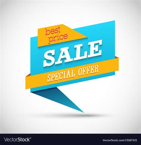 Sale Special Offer Banner Royalty Free Vector Image