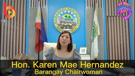 A Digital TV Special Teaser With Hon Karen Mae Hernandez Barangay Chairwoman YouTube