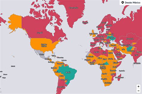 Skyscanner Lanza Mapa De Regulaciones Sanitarias De Todo El Mundo