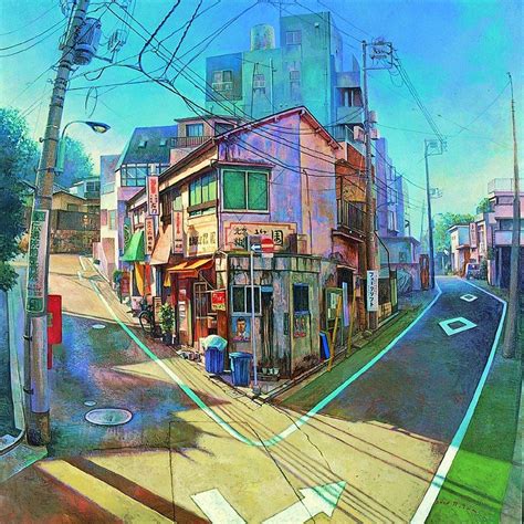 Anime Architecture Perspective Art Perspective Drawing 2 Point