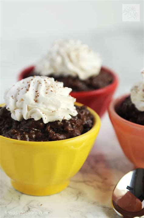 Chocolate Tapioca Pudding — Fried Dandelions — Plant Based Recipes