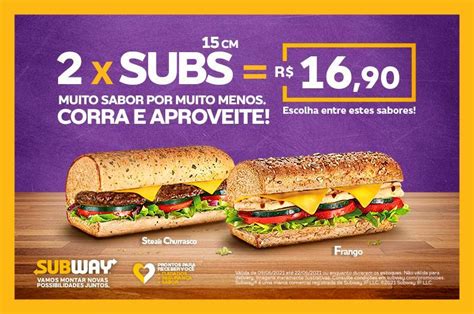 Restaurantes Subway oferecem promoção de sanduíche em dobro Massa News